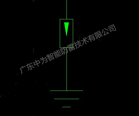 浪涌保護器的電氣符號是什么，在系統圖紙中怎么表示？