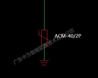 浪涌保護器的電氣符號是什么，在系統圖紙中怎么表示？