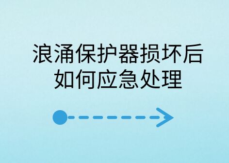 浪涌保護器損壞后如何應急處理？