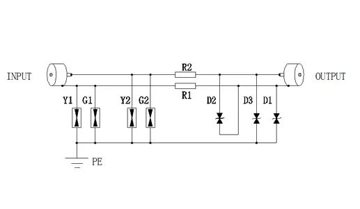 天線饋線用避雷器是否有方向性，需要區分輸入輸出嗎？