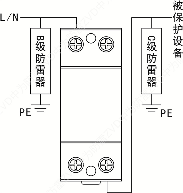 退耦器-防雷浪涌保護器二級聯動用退耦電感 32A 63A 100A